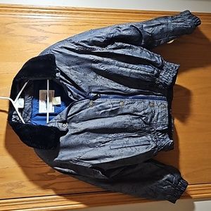 Obermeyer Euromantic Womens Olive Green Ski Jacket Retro Vintage 12